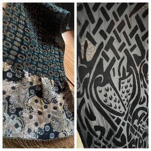 Two Unique Wraps/Scarves